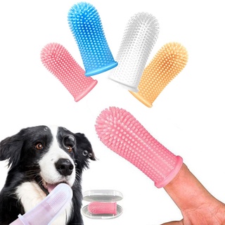 360 graus limpo Escova de dente flexível para cachorro e gato,1 unidade.