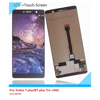 Tela Touch Display Lcd Para Nokia 7 Plus / Nokia E7 Plus / Ta-1062 / Ta-1046 / Ta-1055