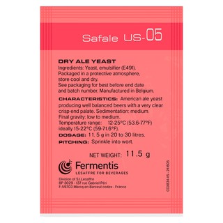 Fermento Fermentis US-05 11g