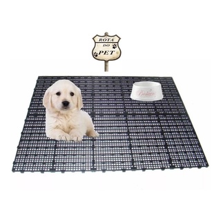 Pet Deck Para Cães E Gatos Banheiro Kit Com 10 Peças Plastico 50x25x2,5