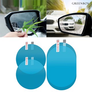 Gb 2 Peças Espelho Retrovisor Anti-Embaçamento Para Carro / Película Protetora Transparente À Prova D 'Água (1)