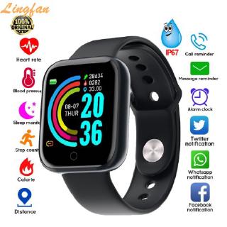 Smartwatch relógio inteligente y68 bluetooth com monitor fitness (1)