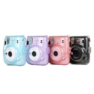 Para Fuji Fujifilm Instax Polaroid Mini11 Mini 11 Câmera Caso Escudo Transparente Pvc Flash Pó Capa Protetora Zero