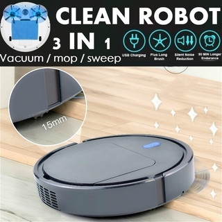 Fam Lia Robô De Limpeza 3 Em 1 Inteligente Aspirador De Pó De Limpeza Com Três Modos De Limpeza Automática (1)