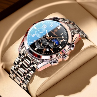 Poedagar Homens Relógios Em Aço Inoxidável 2021 Nova Moda Rose Gold Relógio De Pulso À Prova D 'Água Luminosa Relógios De Quartzo