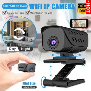 Hot Mini Câmera De Segurança Externa Escondida Wifi 1080p Hd Ip Sem Fio Com Sensor De Movimento / Home Security (COZY.Br)