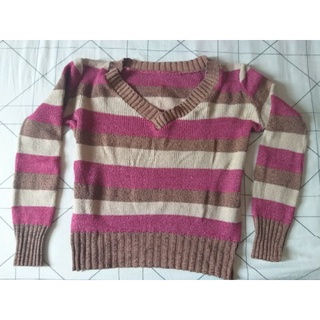 Suéter tricot listrado