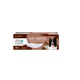 el Dental Pasta De Dente Creme Dental Pet Clean Para Gatos e Cachorro Ajuda no Tártaro Diversos Sabores + Escova de Dentes (6)