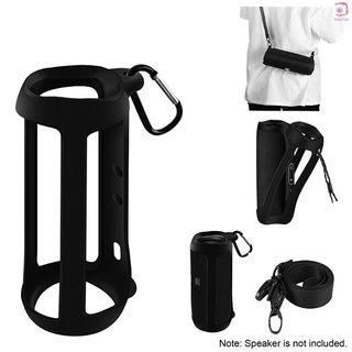 [POP]Compatible with JBL Flip 5 Speaker Protective Case Cover Portable Travel Bag Storage Case with Shoulder Strap Climbing Ho (1)