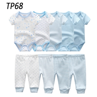 Summer Fashion 0-12M 100%Cotton Short Sleeve Baby Boy Girl suits (7)