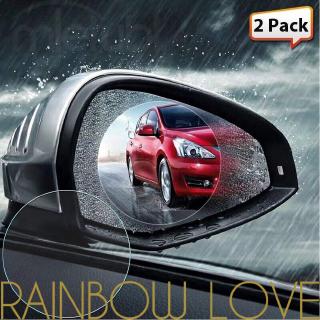 2Pcs 1Pc Car Rear Mirror Protective Film/Anti Fog Rainproof Rearview Mirror Film/HD Clear Nano Auto Side Window Film