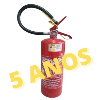 Extintor de Incêndio 4kg de pó abc com validade de 5 ANOS + suporte de Parede. (1)