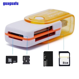 Gua Useful 4 in 1 USB Memory Card Reader For MS MS-PRO TF Micro SD High Speed
