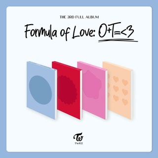 Twice Formula Do Amor: O + T = < 3 A Álbum 3rd Completo Cd + Photobook + Photocard + Etc