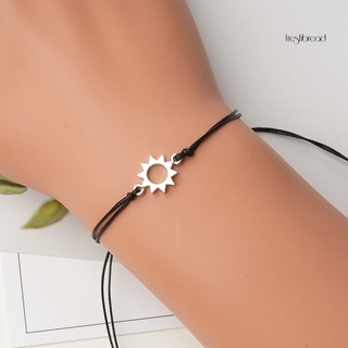 S30X2 Peças Pulseira Unissex Ajustável Para Casais / Lua / Sol / Acessórios De Presente | S30*2Pcs Unisex Moon Sun Style Adjustable Couple Bracelet Friend Gift Accessories (3)