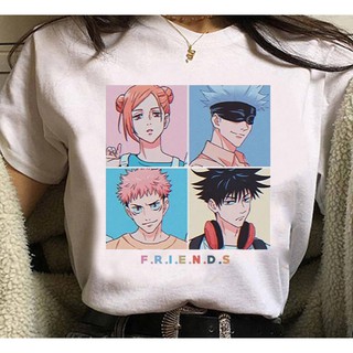 Camiseta Anime Jujutsu Kaisen Friends unissex t-shirt ou baby look Unissex Poliéster