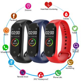 M4 Sport Bracelet Pedometer Smart Watch Fitness Tracker Heart Rate Blood Pressure Monitor Health Wirstband Waterproof