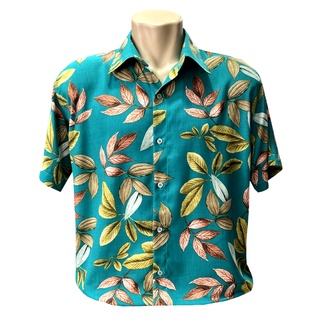 Camisa Social viscose floral adulto masculina plus size manga curta tamanho grande para gordinhos elegantes. (3)