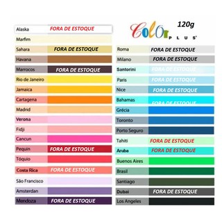 Papel Color Plus 120g - Colorido na Massa - A4 - 50 folhas (3)
