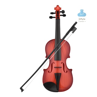 Mini Violino De Brinquedo Elétrico Mini Violino Com 4 Cordas Ajustáveis Para Violino / Bow / Brinquedo Musical Infantil (1)
