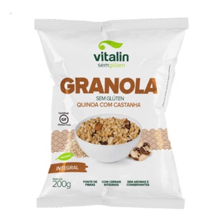 Granola quinoa com castanha integral Vitalin 200g