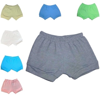 Shorts Para Bebê Suedine liso Menino Menina Premium (1)