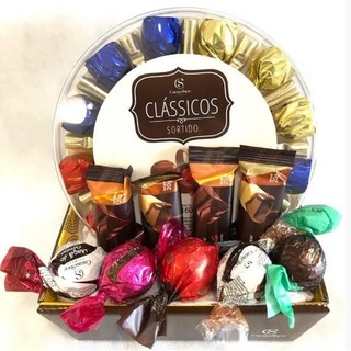 Cesta De Presente Chocolates Cacau Show Bombons Clássicos