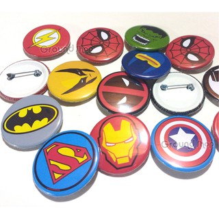 10 Botons 3,5 Cm Super Heróis Hqs Geek Buttons Bottons à sua escolha