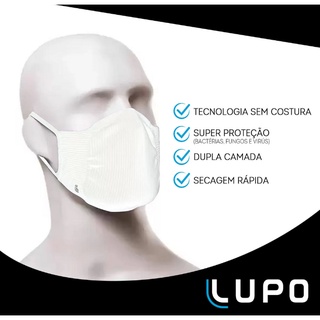 Máscara Lupo antivirus VARIAS CORES (4)