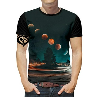 Camiseta Galaxia Planeta Masculina Espaco Blusa