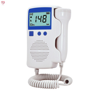 Household Fetal Doppler Baby Heart Detector Doppler Fetal Heartbeat Monitor 3.0MHz No Radiation with LCD Digital Display