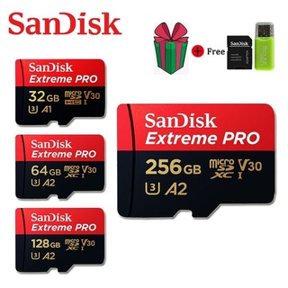 Cartão De Memória SanDisk 4K Micro SD Extreme Pro 512GB 256GB 128GB 64GB 32GB Classe 10 + Adaptador