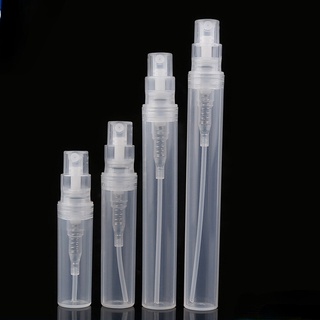 5 Pcs Conjunto Frascos De Perfume De Plástico Spray Dispenser Bottle 2/3/4/5 Ml