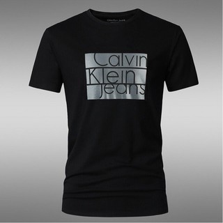 Camiseta Calvin Klein Gola Redonda Manga Curta Algodão Masculino