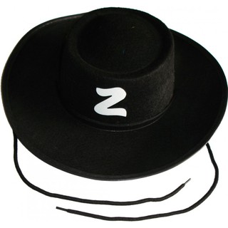 Chapéu Zorro Feltro Com Cordão Adulto