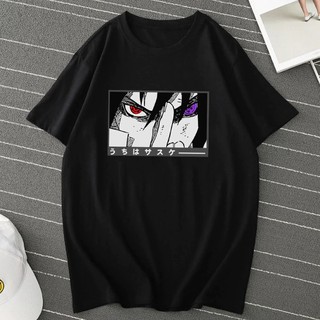 Camiseta Basica Camisa Sasuke Uchiha Sharingan Rinnegan Naruto Shippuden (1)