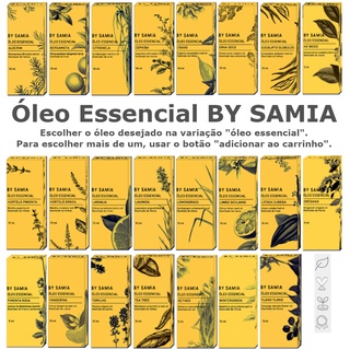 Óleo Essencial By Samia 100% Puro e Natural