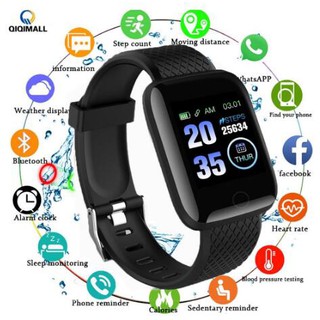 Relógio Inteligente/Smartwatch 116Plus À Prova D'água IP67 D13/Batimentos Cardíacos/Pressão Sanguínea (1)