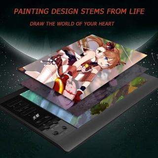Tablet Com Placa Digital Para Pinta Art Stica De 10x6 "/Desenho De Gráfico Peas Cana (3)
