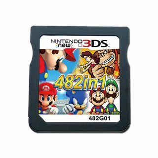 482 Em 1 Cartucho De Vídeo Game Card Para Super Mario Nintendo Ds Ndsl Ndsi 2ds 3ds (4)