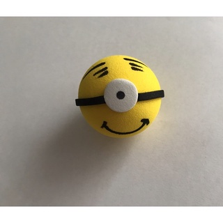 Enfeite de antena de carro/caneta Aviador emoji amarelo (4)