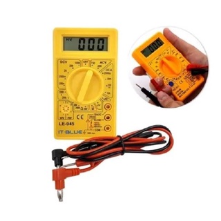 Multímetro Digital Ohmímetro Voltímetro Medidor de Voltagem LCD Com BIP Sonoro