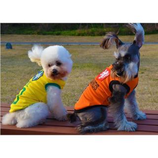 ★〓PetBest〓★Pet Clothing Mesh Vest Football Uniform Teddy Small Dog Clothes Small Dog World Cup (4)