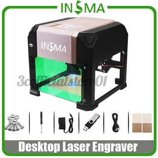 Insma Máquina De Impressora De Mesa Gravador Laser Usb 3000mw impressora laser Máquina de gravação a laser