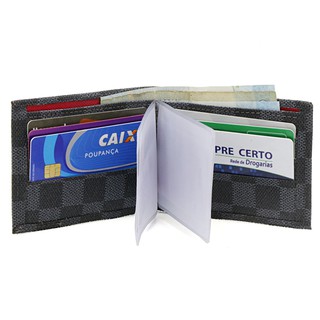 Carteira Masculina Com Porta Cartão Linha Slim Exclusiva (2)