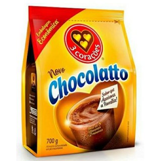 Achocolatado em Pó Chocolatto 3 CORAÇÕES Sachê 700g