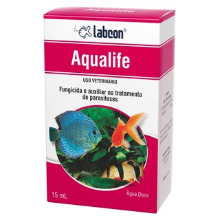 Alcon Labcon Fungicida Aqualife 15ml Para Peixes De Aquarios Água Doce