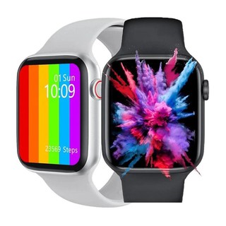 Relógio Smartwatch Iwo W46 + Pulseira Luxo BRINDE A Prova Dágua Tela Infinita Serie 6 ORIGINAL NO BRASIL ENVIO IMEDIATO