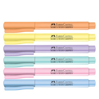 Marca Texto Faber-Castell Grifpen Tons Pastel / Neon / WX GIFT
