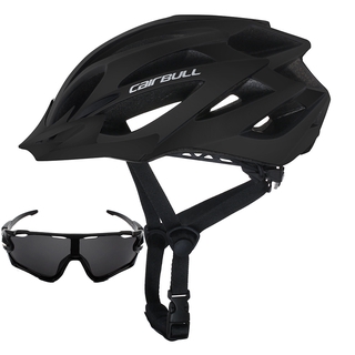 Caribull Capacetes de ciclismo ultraleves com óculos de sol (1)